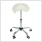 ergonomic saddle stool white front view