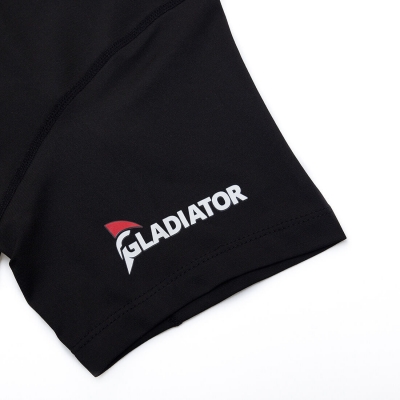 gladiator sports compression shirt for men black sleeve