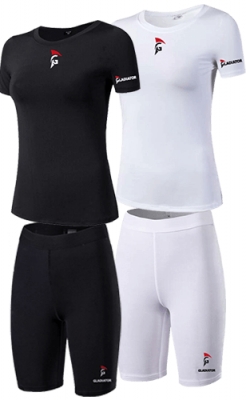 Gladiator pakket - Compressiebroek en Compressie shirt - Dames