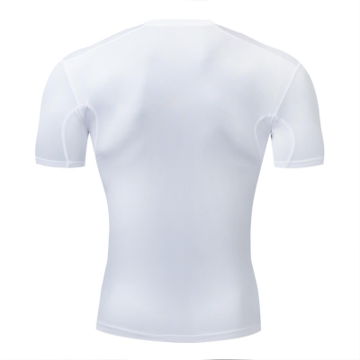 Gladiator compressieshirt wit achterkant