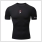 Gladiator compressieshirt zwart voorkant 