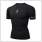 Gladiator compressieshirt zwart voorkant 