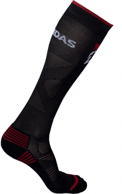 single gladiator sports ski sock black front view