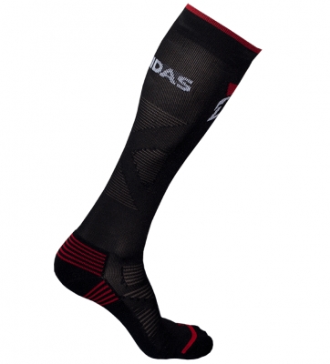 single gladiator sports ski sock black back view