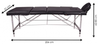 medidu massage table aluminum frame foldable dimensions