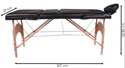 medidu massage table wooden frame foldable dimensions