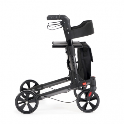 MultiMotion Rollator Lichtgewicht Dubbel Opvouwbaar zijkant