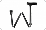 medidu walking stick with wooden handle which is foldable