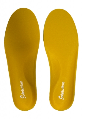 solelution overpronation insoles top view