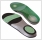 pair of solelution football insoles green witch black