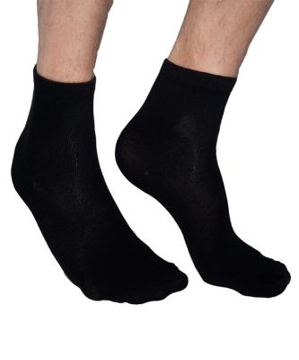 solelution socks with silicone gel heel top view