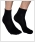 solelution socks with silicone gel heel top view