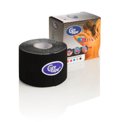 Cure Tape kinesiology tape Zwart