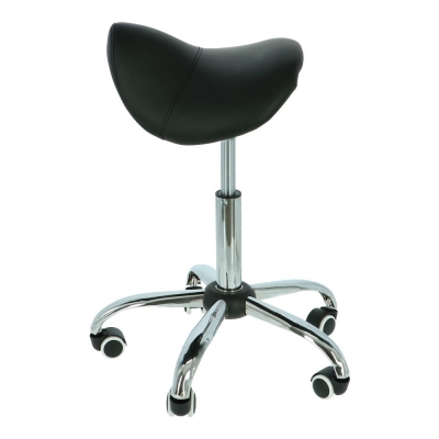 ergolution ergonomic saddle stool side view
