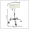 ergonomic saddle stool white product information