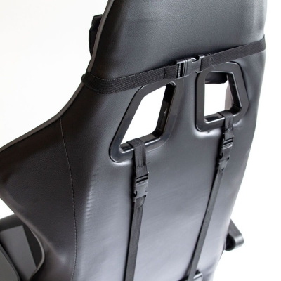 ergolution gaming chair back view