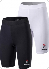 gladiator sports womens compression shorts black and white together