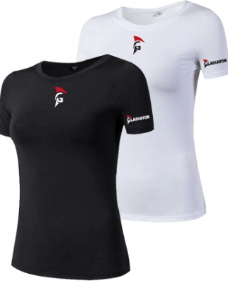 Gladiator Compressie shirts zwart en wit
