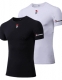 gladiator sports compression shirt for men black and white together