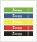 gladiator sports resistance bands front view