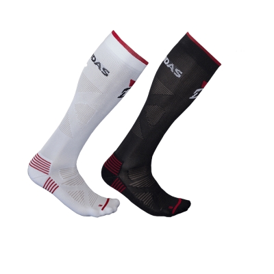 gladiator sports ski socks black and white together front view