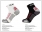 gladiator sports compression socks black and white