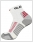 gladiator sports compression socks short white front view