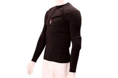 gladiator sports goalkeeper protection shirt worn by goalkeeper
