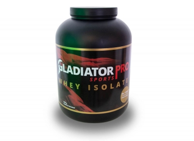gladiator sports protein powder front view