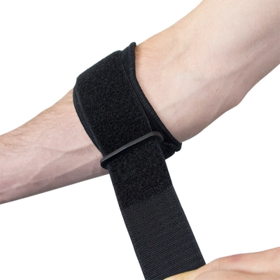 put on the medidu tennis elbow strap
