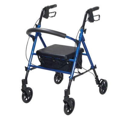 medidu premium lightweight rollator foldable frontview