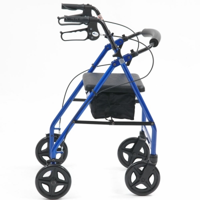 medidu premium lightweight rollator foldable sideview