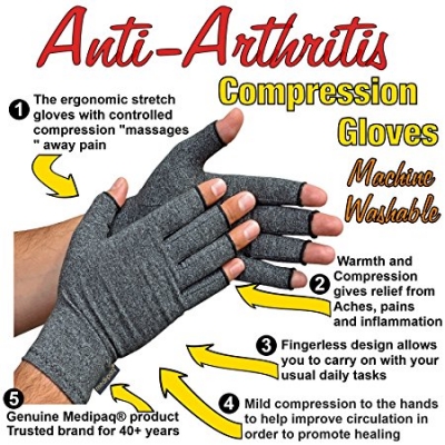 medidu rheumatoid arthritis gloves with anti-slip layer product explenation