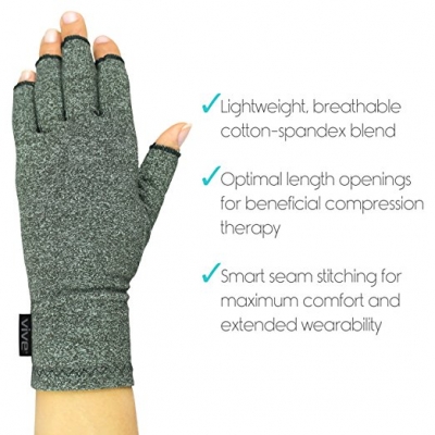 medidu rheumatoid arthritis gloves with anti-slip layer material explenation
