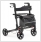 MultiMotion Rollator Lichtgewicht Dubbel Opvouwbaar Antraciet