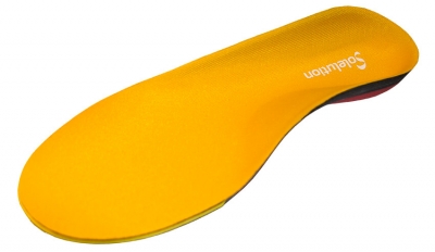 single sole of the solelution high arch insoles front view