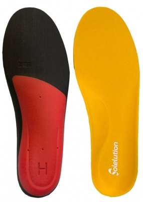 solelution high ach insoles back view