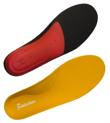solelution high ach insoles side view