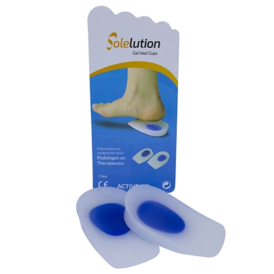 heel spur half gel insoles with casing