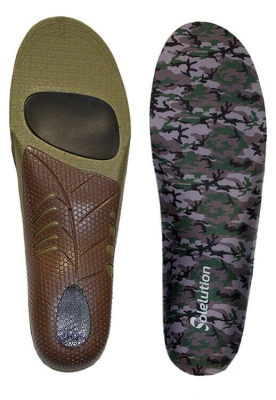 solelution sport running insoles front view