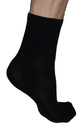 solelution socks with silicone gel heel side view