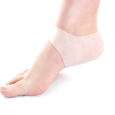solelution silicone heel gelcups pair front view