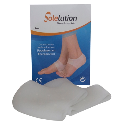 solelution silicone heel gelcups pair with casing