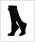 one pair of black support sotckings