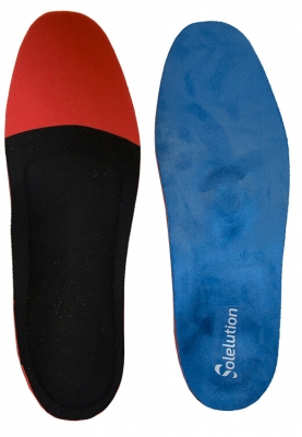 solelution arch collapsed foot insoles side view
