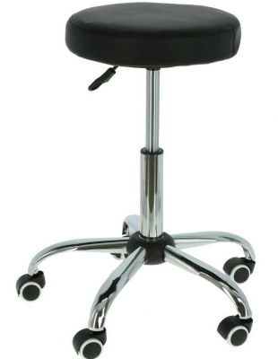 ergolution tabouret black front view