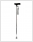 medidu walking stick with wooden handle