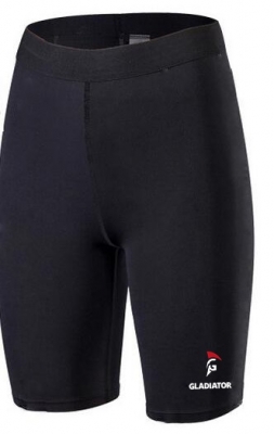 gladiator sports womens compression shorts black