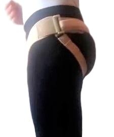 Liesbreukband zijkant